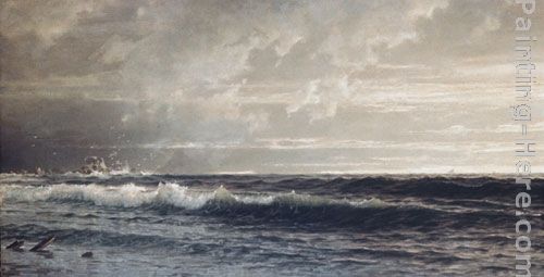 Near Land's End, Cornwall painting - William Trost Richards Near Land's End, Cornwall art painting
